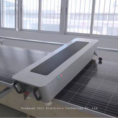 Solar Panels Cleaning Rotating Brush Solar Power Station Cleaning Robot