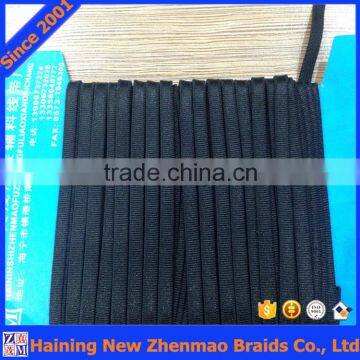 Soft Touch Black Shiny Elastic Woven Bra Strap photo-4