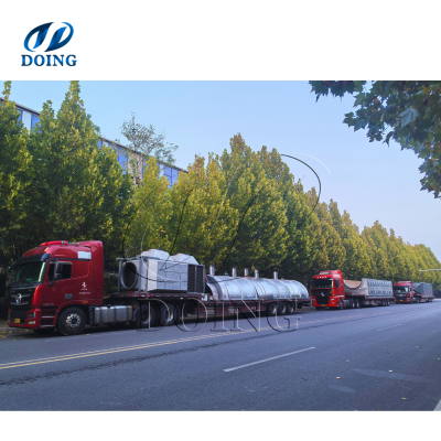 Full Recycling Production Line Continuous Tire Plastic Pyrolysis Machine for Sale photo-2