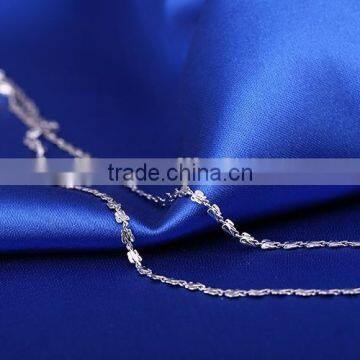 Simple Design Fashion Jewelry Rhodium Plated Cheap Chain Necklace photo-5