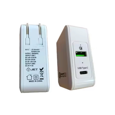 AOTECH Multi-function 2 in 1 Portable Dual USB Hub Charger With QC3.0