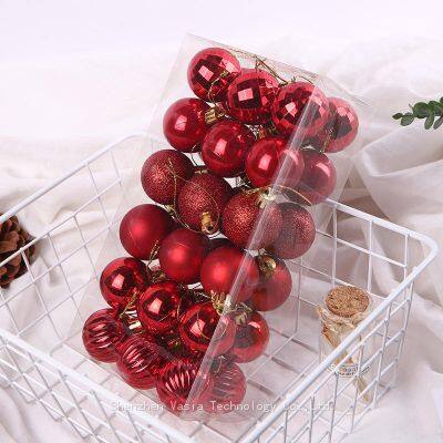 Shatterproof Christmas Ball Ornaments: 50-Piece Plastic Sets With Matte/Glossy Finishes for Wholesale photo-3