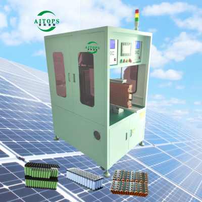 Автоматическая линия сборки и сварки батарейных пакетов цилиндрических элементов 18650 / 21700