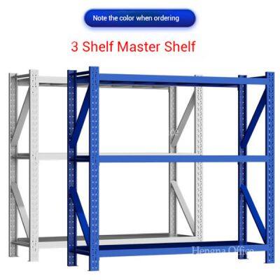 Heavy Duty Industrial Cold Rolled Steel Shelf With Adjustable Height and 500kg Load Capacity for Warehouse & Garage Storage photo-1