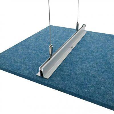 12mm Thickness of Echo Reduce Fireproof Suspended PET Felt Acoustic Ceiling Tile Panels photo-2