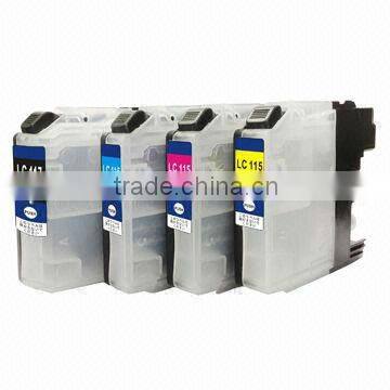 Refillable ink cartridge for Brother LC117/LC115/113 RC