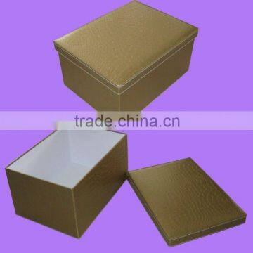 Luxury speical gold paper gift box