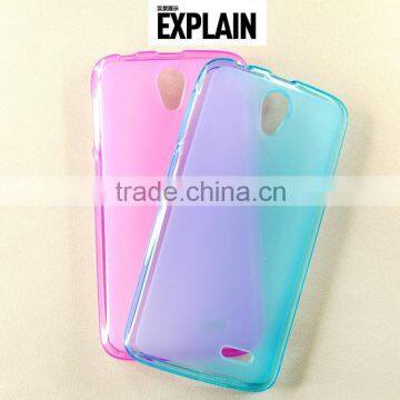 Transparent Mobile phone TPU soft case for Lenovo A388T