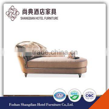 Dubai used modern hotel furniture velvet chaise sofa