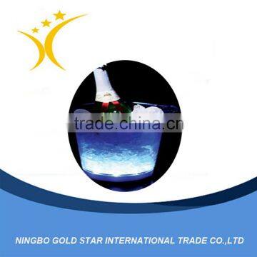 Cheap Durable Plastic white Light Led Ice Bucket