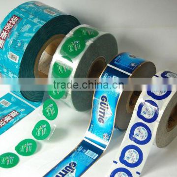 Laminated food composite package film roll