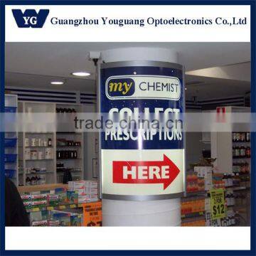 Curved-front Illuminated Poster Display Case With Snap Profiles, Convex Led Poster Holders photo-4