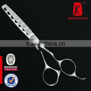 RAZORLINE CK7 7T SUS440C stainless steel barber scissors hair thinning scissors