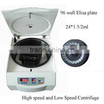 TG16A high speed and low speed 96 plate lab centrifuge over 17000*g