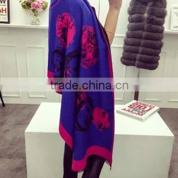 HOT New Arrival Fashion Cute Cartoon Cat Knitting Warm Acrylic Tassel Brand Pashmina Scarf for Women photo-5
