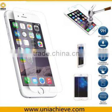 Tempered-Glass Screen Protector for iPhone 6 plus Premium Crystal Clear - Industry-High 9H Hardness (TRANSPARENT)