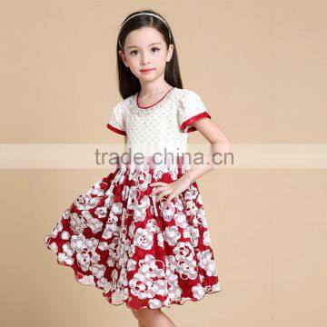 Girls Fashion Casual Frock Designs Dresses for Children 7 Years photo-4