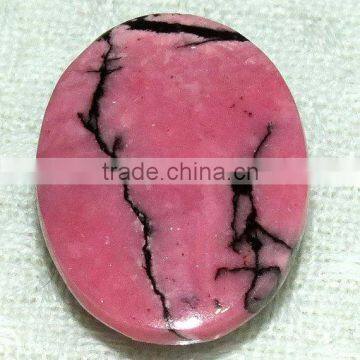 Rhodonite Cabochon Oval Shape