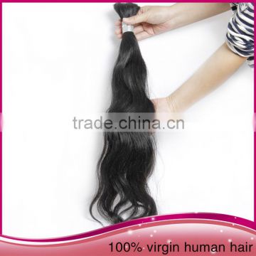 Cheap Virgin Brazilian Human Hair Bulk Extension No Tangle Natural Wave Human Hair Bulk