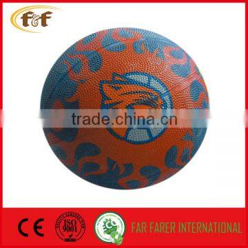 2016 hot sell size 7 top quality rubber basketball