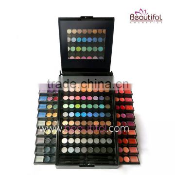 Professional big big eyeshadow makeup palette / make up set / cosmetics kit, eye shadow / lip gloss / glitter