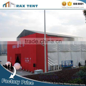 Professional wooden event tent