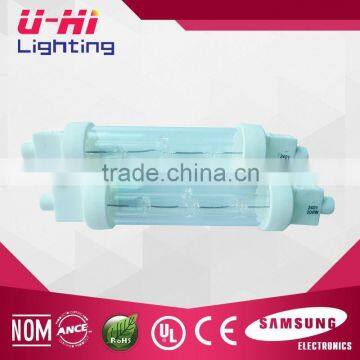 clear element infrared quartz heating tube halogen heating lamp