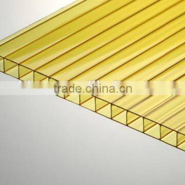 PC transparent polycarbonate hollow sheet with UV protection