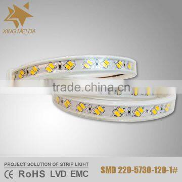 2016 hot sales new products 6500k sequential 5730 led strip 220v