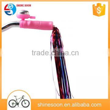 Factory wholesale PE or PVC colorful plastic streamers, unique bicycle accessories