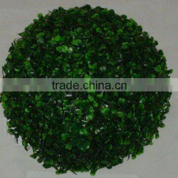 Artificial grass ball/plastic centre artificial flower ball