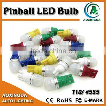 AC 6.3V 5630 2 SMD LED Pinball Bulb with frosted cap