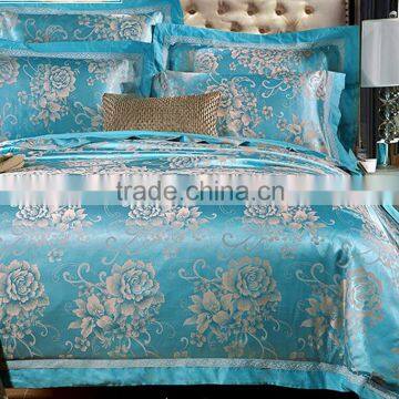 Colorful Silk Cotton Satin Jacquard Quality Duvet Cover,bedding Sheet Sets,comforter Set photo-3