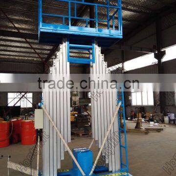 electric lift ladder/double mast aluminum lift