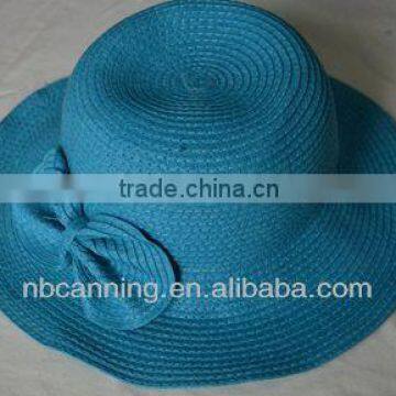 hot sale summer pp hat/ladies popular beach hat/short brim pp hat