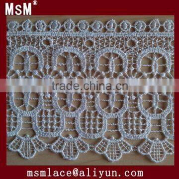 Wholesale Water Soluble Cotton Lace Trim for clothing