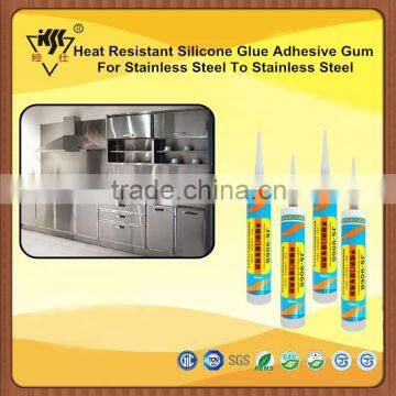 Heat Resistant Silicone Glue Adhesive Gum For Stainless Steel To Stainless Steel