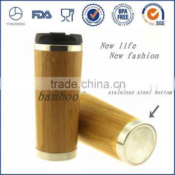 Bulk Supply Natural Double Wall Bamboo Coffee Cup/bamboo Cup Mug Quality Choice photo-2