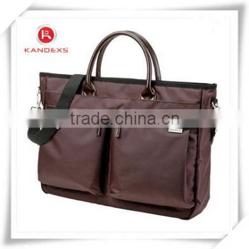 Fashion Trend Waterproof Nylon Laptop Handbag With A Long Strap