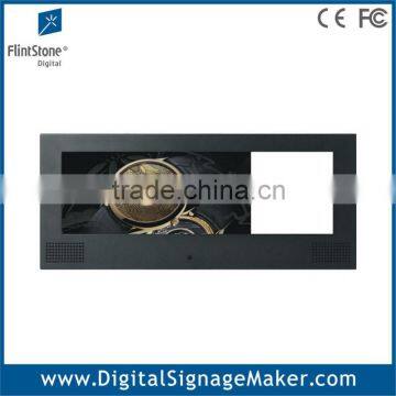 Advertising market application split screen 15 inch lcd advertising display