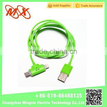 Colourful TPE Protector for Apple IPhone /samsung Micro USB Cable OEM Charging Cable photo-3