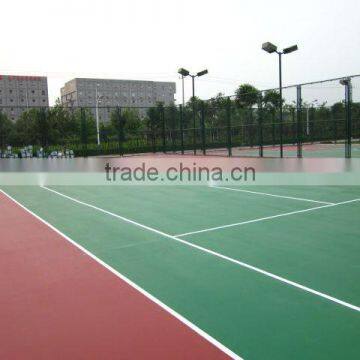 no-toxic and environmental friendly tennis court flooring materials