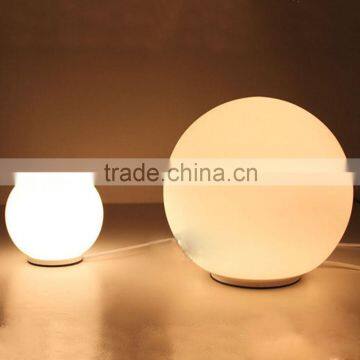 Decorative Hand Knitting Cover Glass Bedside Table Lamp With White Glass Lamp Shade photo-4