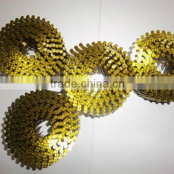 Wire weld pallet coil nails with screw/ring/smooth shank