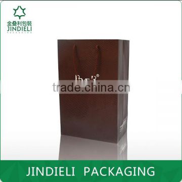 customized fancy paper bag with printing logo and rope handle