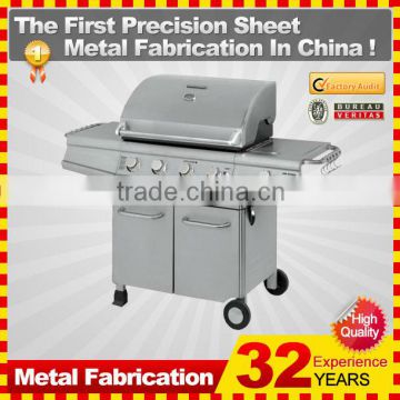 Professional Custom stainless steel gas bbq grill, 32 years experience