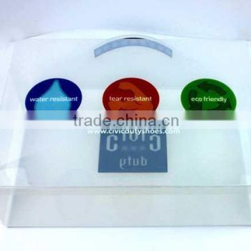 clear plastic bead storage box