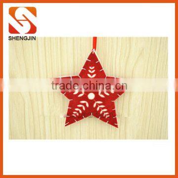 SJ-L6128 Christmas tree Ornaments Felt hanging star decoration