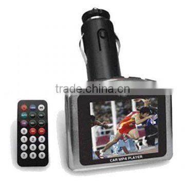 1.8 inch TFT screen car mp4 fm transmitter with built-in flash memory(GT-FMT42W)