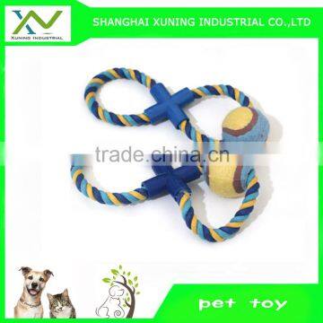 the shape of 8--pet chews cotton toy